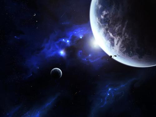 картинка про неизвестных планетах и возникновение Сверхновых, орбиты тел